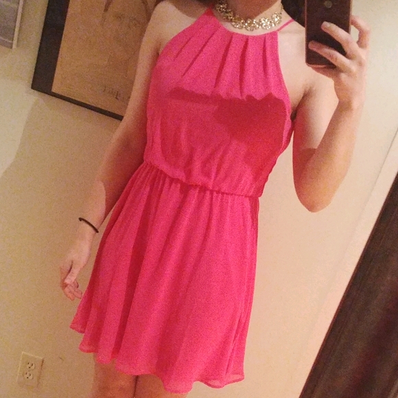 Flowy chiffon skater dress - Picture 2 of 6